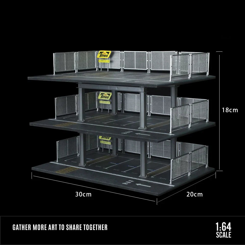 Three Level Parking Garage